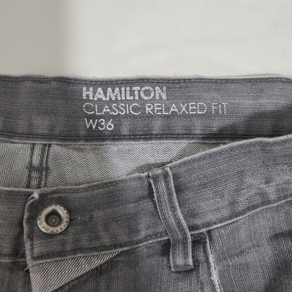 Sean John | Hamilton Classic Relaxed Fit Fade Wash Jean Denim Shorts - Picture 7 of 8